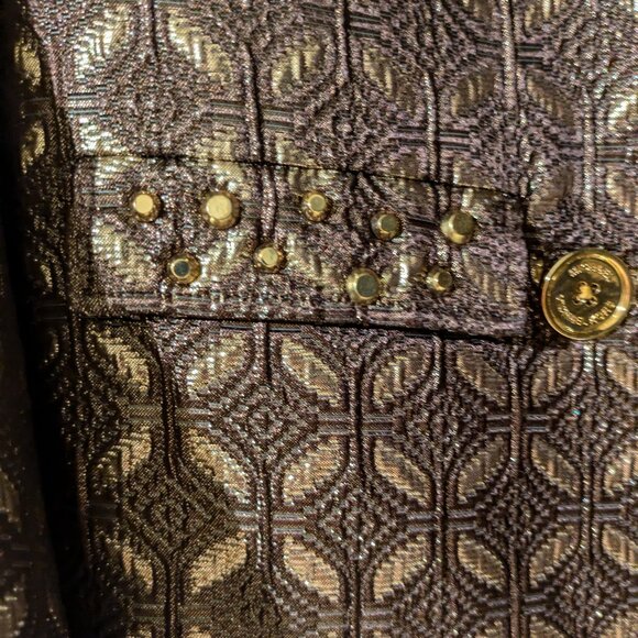 Michael Kors Brown Gold Jacket - Picture 7 of 8